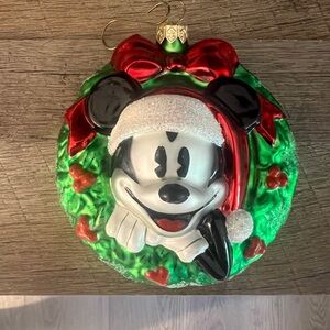 Christopher Radko Disney Mickey Mouse Holiday Ornament